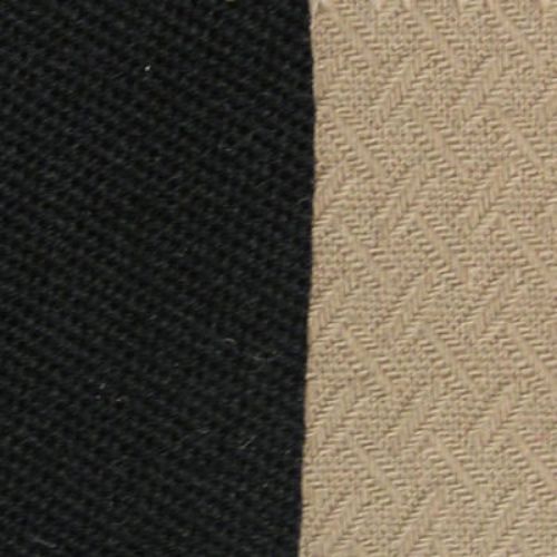 Picture of Twillfast Hooding - Black on Beige