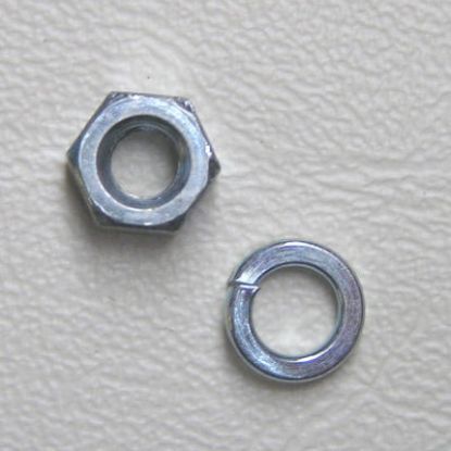 Picture of 2BA Nuts and Spring Washers