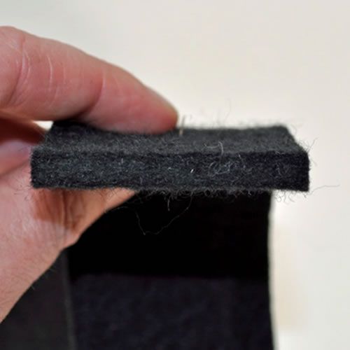 Picture of Black Felt Strip