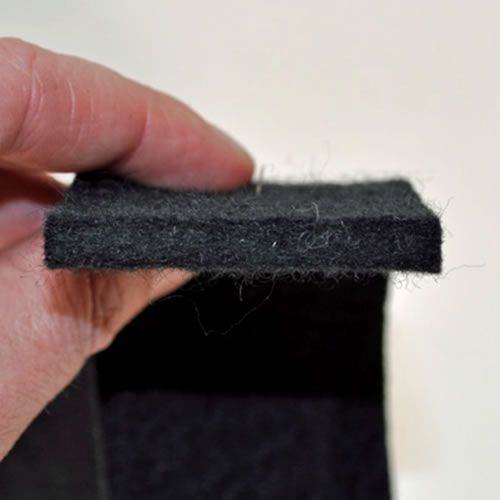 thumbnail interactive-video image 1 of 2 Pack Self-Adhesive Black Felt Strips – Polyester, Non-Toxic, For Furniture Protection, Crafting, By Outus 1 of 3