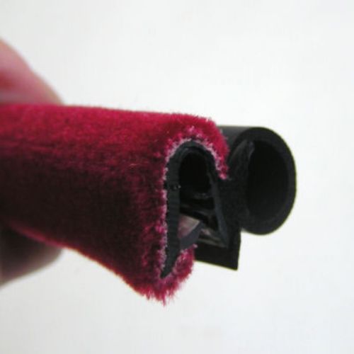 Picture of Plush & Sponge Snappon Door Seal - Red