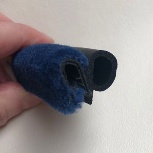 Picture of Plush & Sponge Snappon Door Seal - Standard Blue