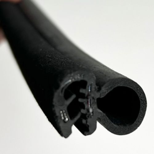 Picture of Velvet & Sponge Snappon Door Seal - Black